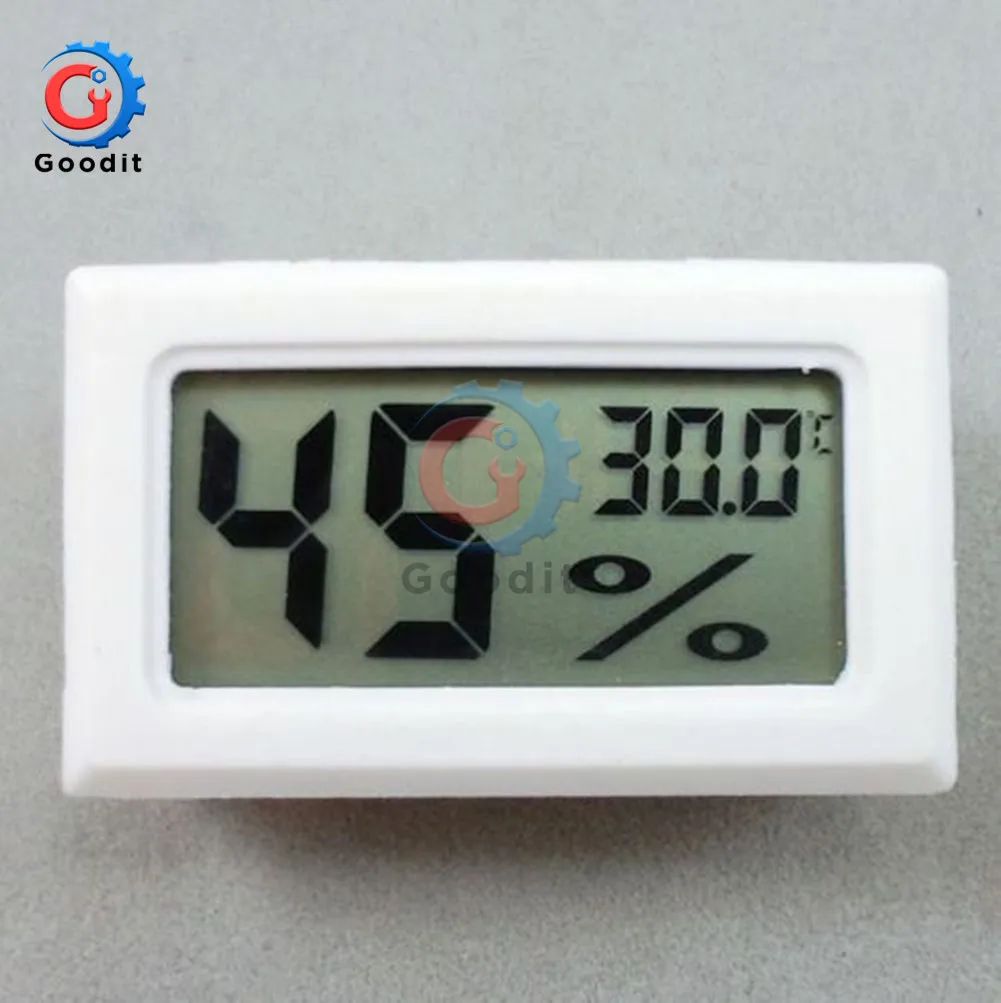 Мини ЖК-цифровой гигрометр термометр для холодильника тестер морозильника датчик измерителя температуры и влажности термограф для домашних животных авто
