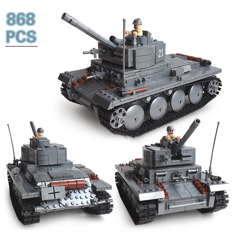 

Model building kits compatible with lego city Century Military PZKPFW-II tanks blocks Educational toys hobbies for children