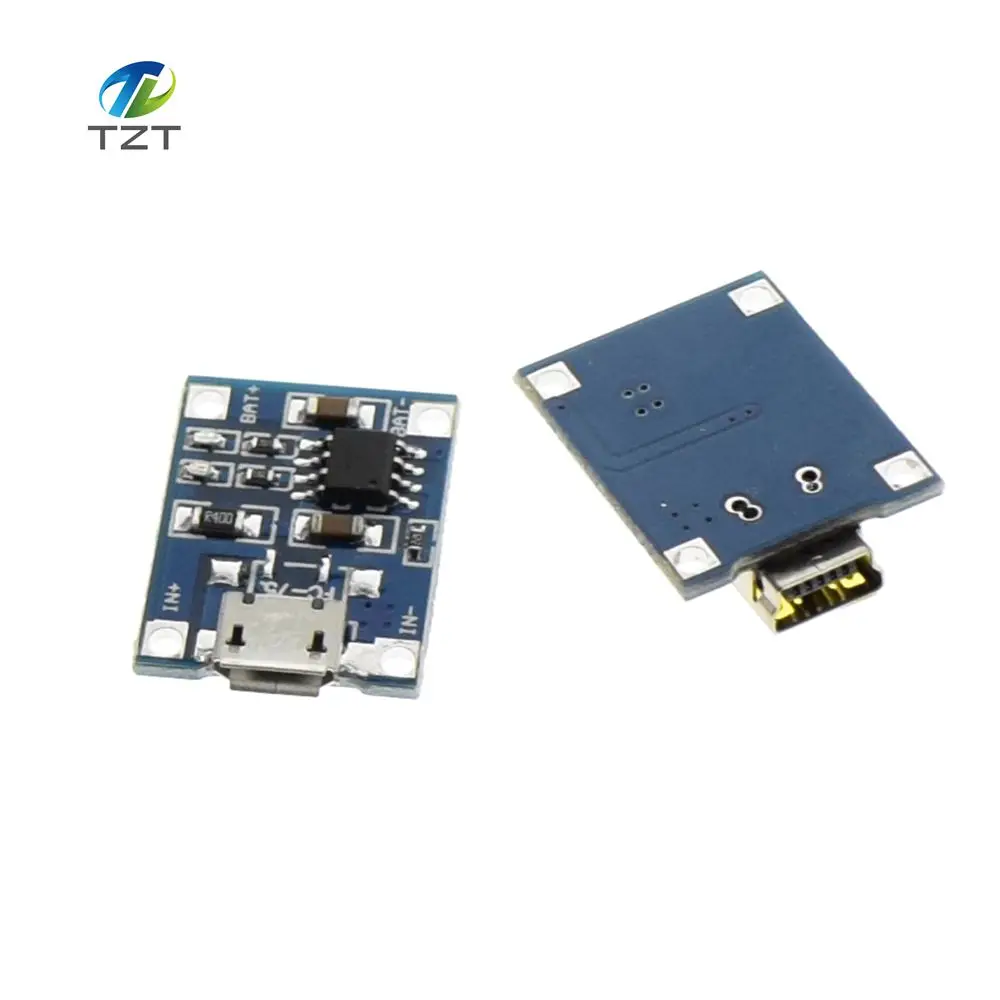 Зарядная плата TP4056 1A Lipo для аккумулятора модуль зарядного устройства литиевой