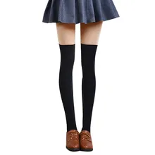 Сексуальные женские чулки до бедра для девочек, гольфы, 3 цвета, милые длинные хлопковые теплые гольфы,, B2240