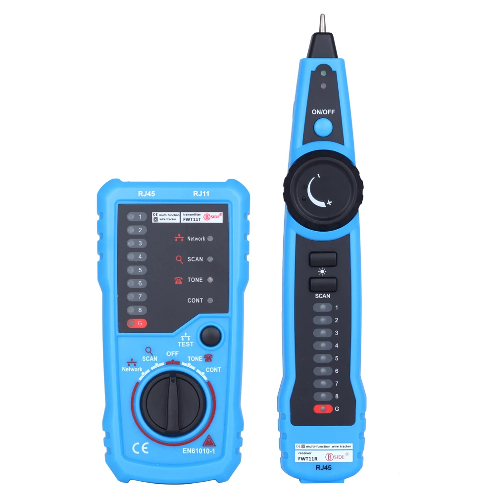 1 комплект Bside FWT11 Многофункциональный ручной сетевой кабель RJ45 RJ11 LAN Ethernet провод трекер Finder метр тестер телефонной линии