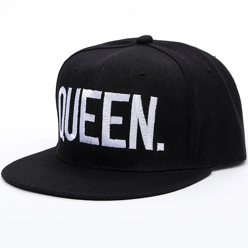 KING Кепка с надписью Queen с вышивкой Snapback хип-хоп бейсболка s для мужчин влюбленных пар мужчин женщин мультфильм шаблон casquette homme