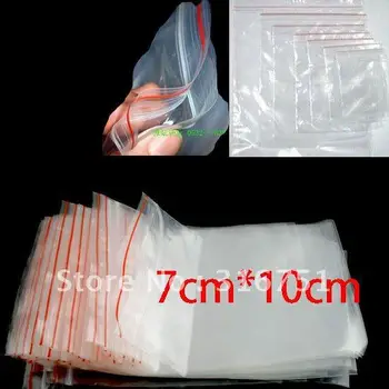 

500Pcs Self Sealing Zip Lock Plastic Bags 7x10cm/packaging bags(w00873)