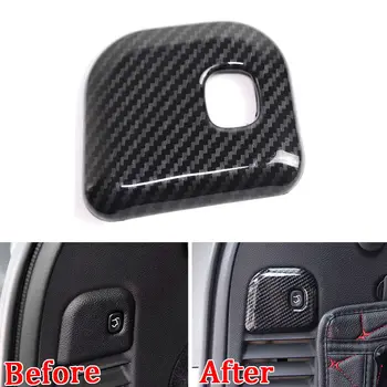 

ABS Carbon Fiber Interior Rear Trunk Switch Button Cover Fit For Jeep Grand Cherokee 2014 2015 2016 2017 2018 Car Styling