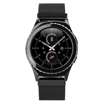 20 мм магнитный с миланским плетением петля для samsung Шестерни S2 классические часы браслет ремешок Нержавеющая сталь металлический магнит