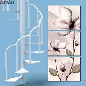 

CLSTROSE Hot Sell 3 Piece Wall Picture On Canvas Printed Painting Classic Big Love Growing Soon Modern Picture Home Decor