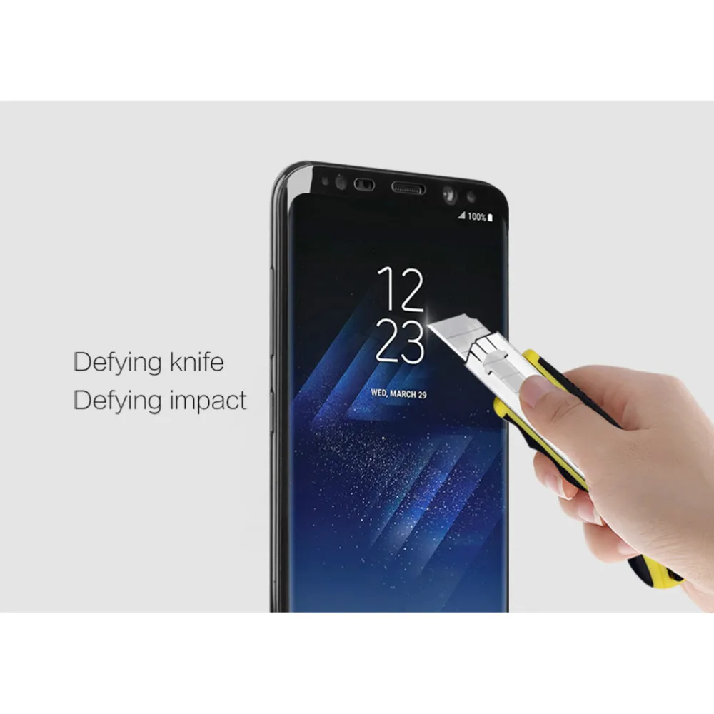 Pаспродажа NILLKIN закаленное стекло для samsung Galaxy S8 S8 Plus полное покрытие 3D CP + MAX Защитная пленка для экрана для Galaxy S8 +