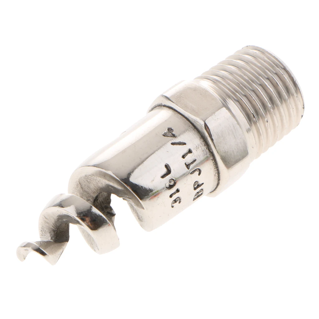 JR6085 Spiral Jet Cone Atomization Spray Nozzle 1/4 Inch Stainless Steel 316