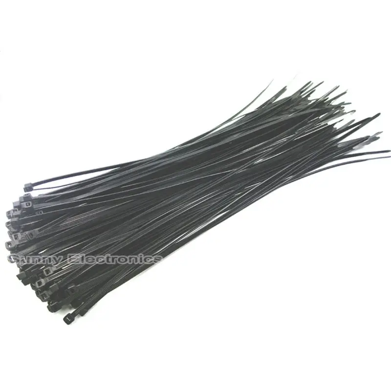1000 PCS Pack 6" Inch Black Network Zip Nylon Cable Cord Wire Tie Strap EL 