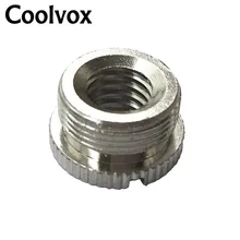 5 шт./партия гальванический микрофон металлическая подставка алюминиевая Медная гайка-микрофон подставка Гайка 3/8 поворот 5/8