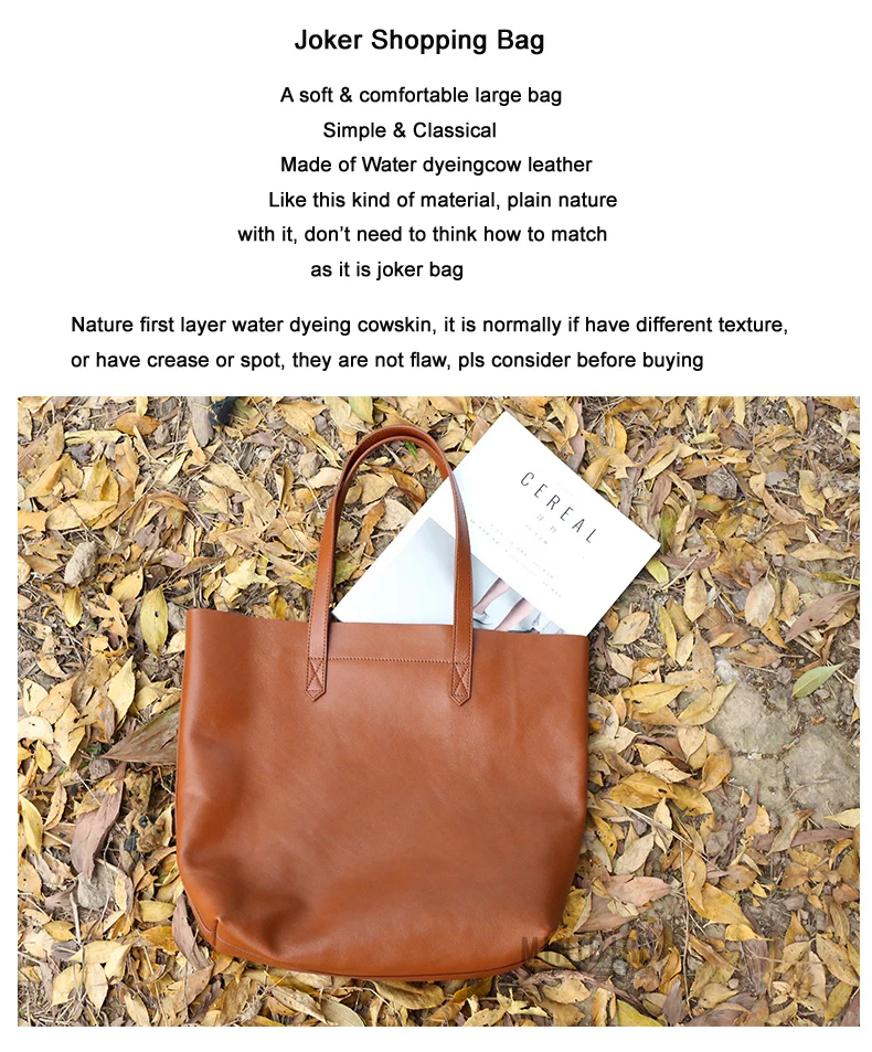Женская сумка на плечо из натуральной кожи, женская сумка для покупок, Женская Студенческая классическая простая модная сумка для покупок, Повседневная сумка