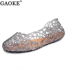 Sandal wanita 2018 Baru Musim Panas Wanita Sepatu Kasual Jelly Tenis Feminino Mesh Flats Sandalias Femininas Fashion Wanita Sandal