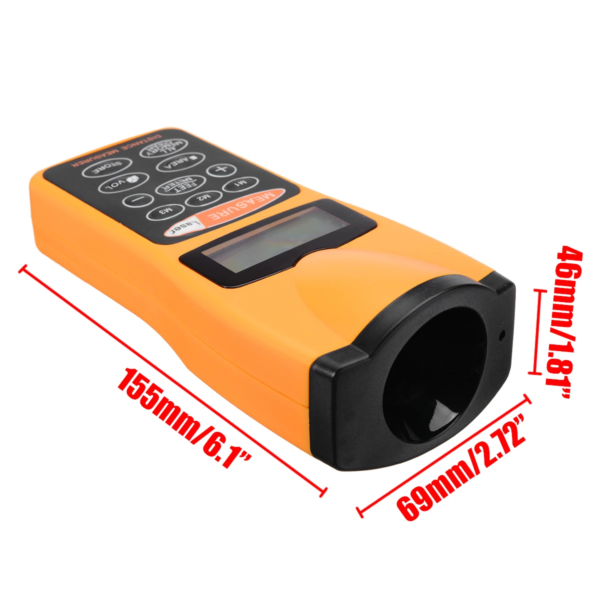 Handheld Laser Rangefinder Distance Meter Electronic Laser Digital Tape Range Finder Measuring Tape Handheld Laser Rangefinder Distance Meter Electronic Laser Digital Tape Range Finder Measuring Tape