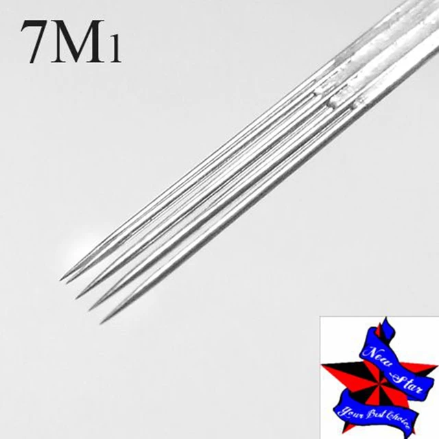 7M1 Tattoo Needle 50pcs/box Sterilized Tattoo Needle Supplies Wholesale