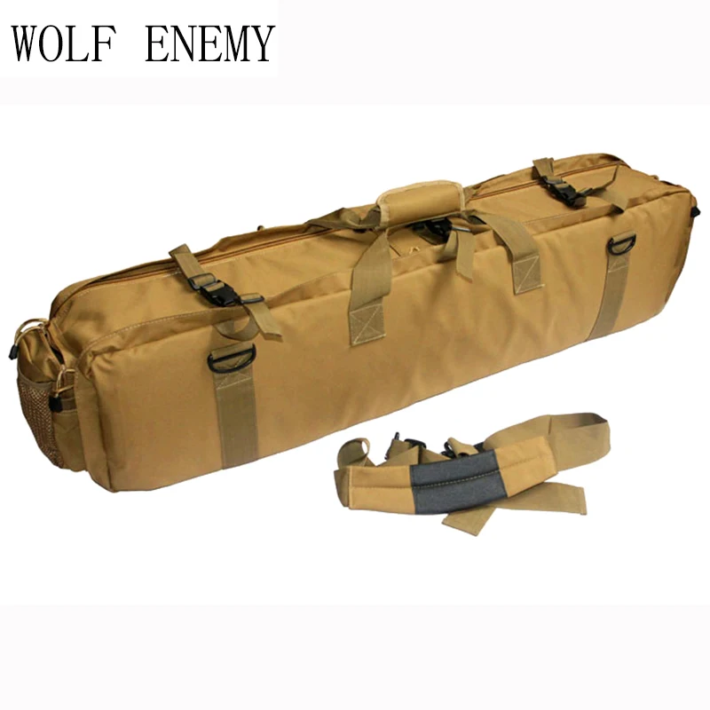Online 100CM militar Airsoft combate transporte 1000D Nylon caso táctico M249 pistola bolsa