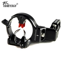 1 Set Archery Compound Bow Arrow Rest Micro Brush Adjustable RH Stable Slow Vibration Portable For Hunting Shooting Accessories compound specific stable isotope analysis