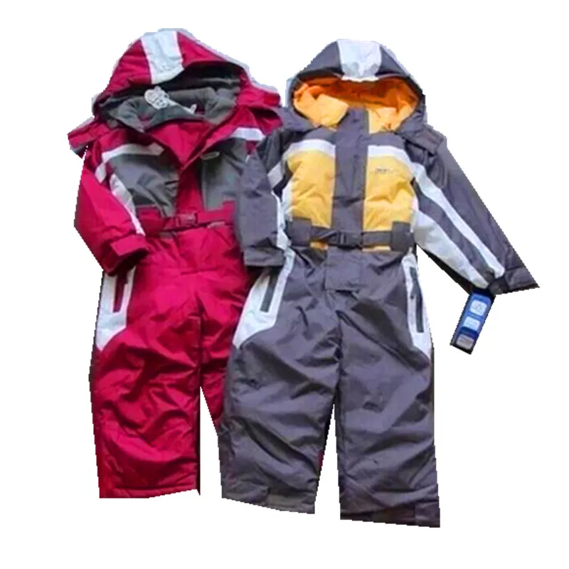 Winter Rompers kids clothing boy outdoor waterproof coat ski suit girls windproof outerwear children hoodies warm