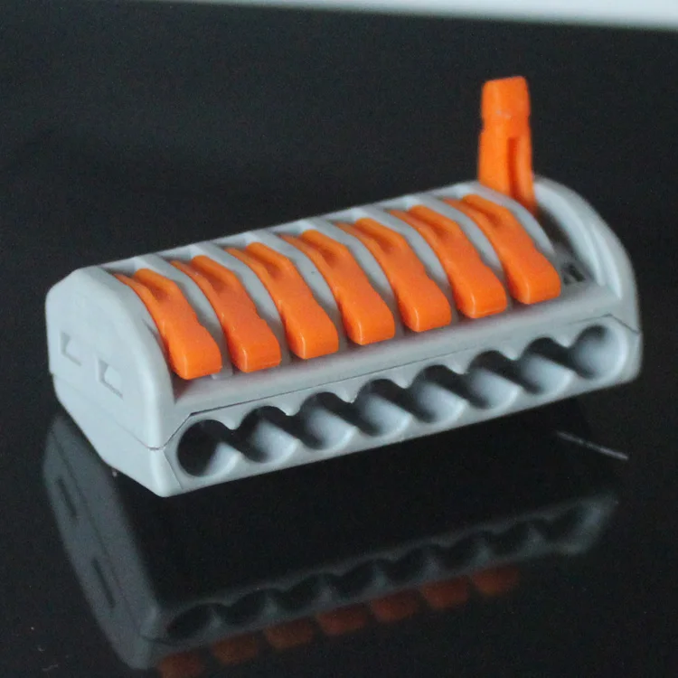 Клемма соединительная для проводов wago 6 проводов. Короб. Клеммы 8 контактов. ). 5мм) 4-х проводн.