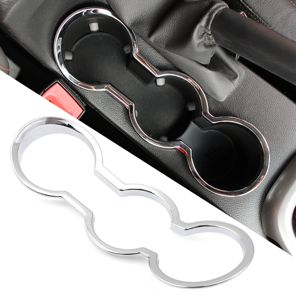 

ABS Chrome Interior Car Styling Water Cup Holder Decoration Box ring Light Bar Accessories for BUICK EXCEL XT / GT OPEL ASTRA J