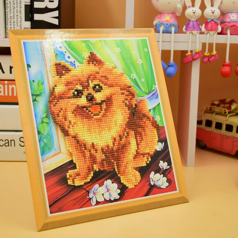 

For beginner Children Cartoon diy diamond painting,5d diamond embroidery,diamond mosaic picture,brain game toys gifts Baby stick