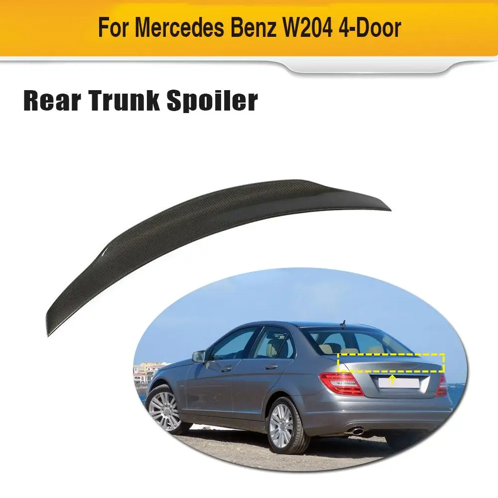 Автомобильный спойлер для заднего крыла губа Mercedes-Benz C Class W204 Седан 2007 - 2014