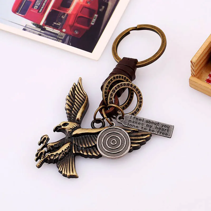 

Multiple Elephant Giraffe Butterfly Iron Tower Pendant Suspension Leather Keychain Key Chain Charms For Keys Car Keys Keychain