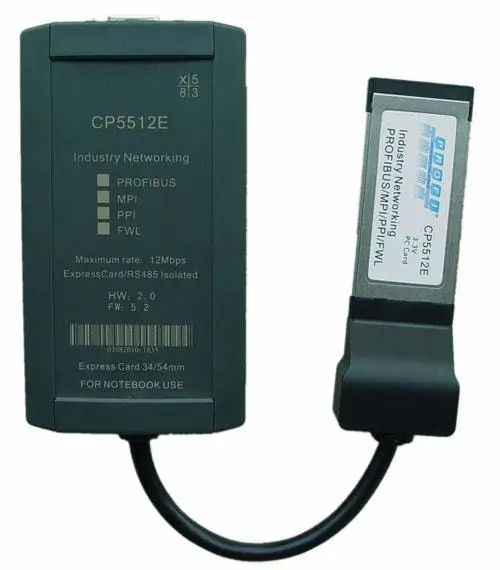 CP5512E, CP5512 Экспресс-карты для PPI/MPI/PROFIBUS-DP/S7-200/300/400, 6GK1551-2AA00, быстрая