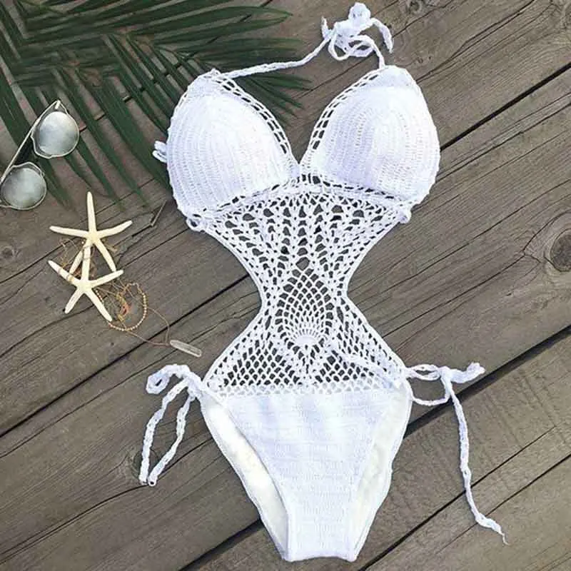 Cupshe-2016-New-Style-Women-s-Sexy-Crochet-Beach-bikini-Monokini-One-Piece-Swimsuit-Women