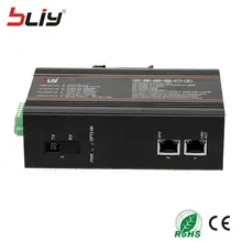 Bliy 1 пара gigabit switch ethernet, промышленный выключатель poe ftth волоконно-оптический коммутатор ethernet с пассивная волоконно-Оптическая сеть ethernet открытый DIN-Rail SNNP
