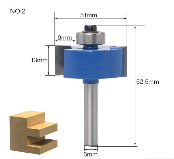 1 шт. 6 мм хвостовик древесины маршрутизатор бит фрезы прямой концевой фрезы триммер очистка заподлицо угловая круглая бухта коробка биты инструменты
