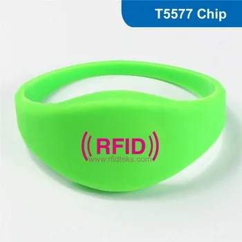 

WB09 Silicone Rfid Wristband/Bracelet for access control 125KHZ 330 BITS R/W ATMEL ISO18000-2 With T5577 Chip Free Shipping