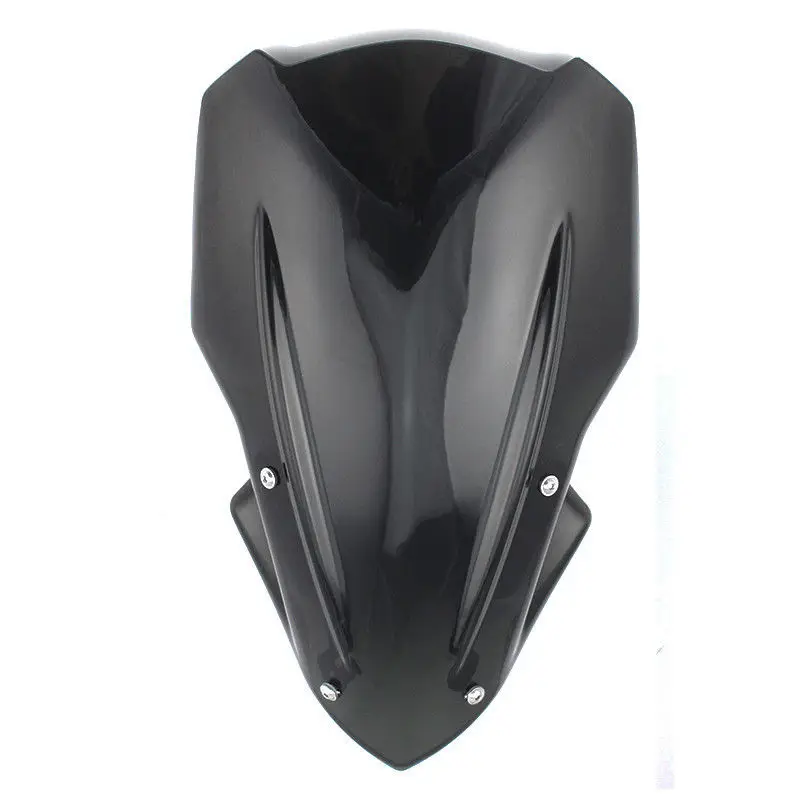 

Motorcycle Windshield Windscreen Screen Bracket For Kawasaki Z900 2017 2018 Pare-Brise Air Deflector Accessories Black
