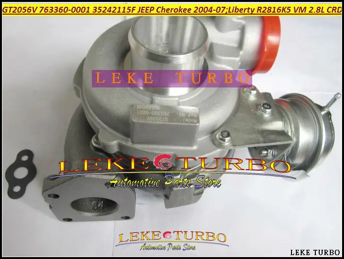GT2056V 763360 763360-5001S 763360-0001 35242115F Turbo Turbocharger For Jeep Cherokee 2.8L CRD 2004-07 Liberty 2004 150HP 163HP R2816K5 VM (4)