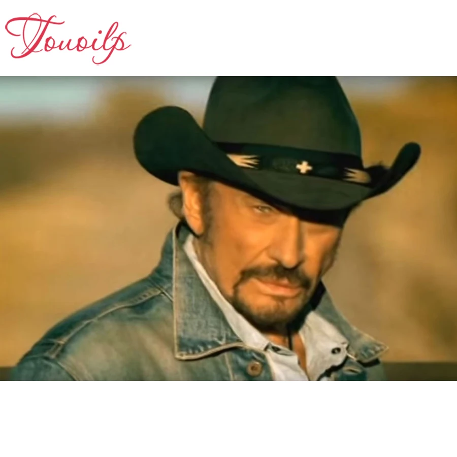 

Touoilp johnny hallyday 5d diamond embroidery stitch crystal square&round diamond sets decorative 5d diamond painting mountain