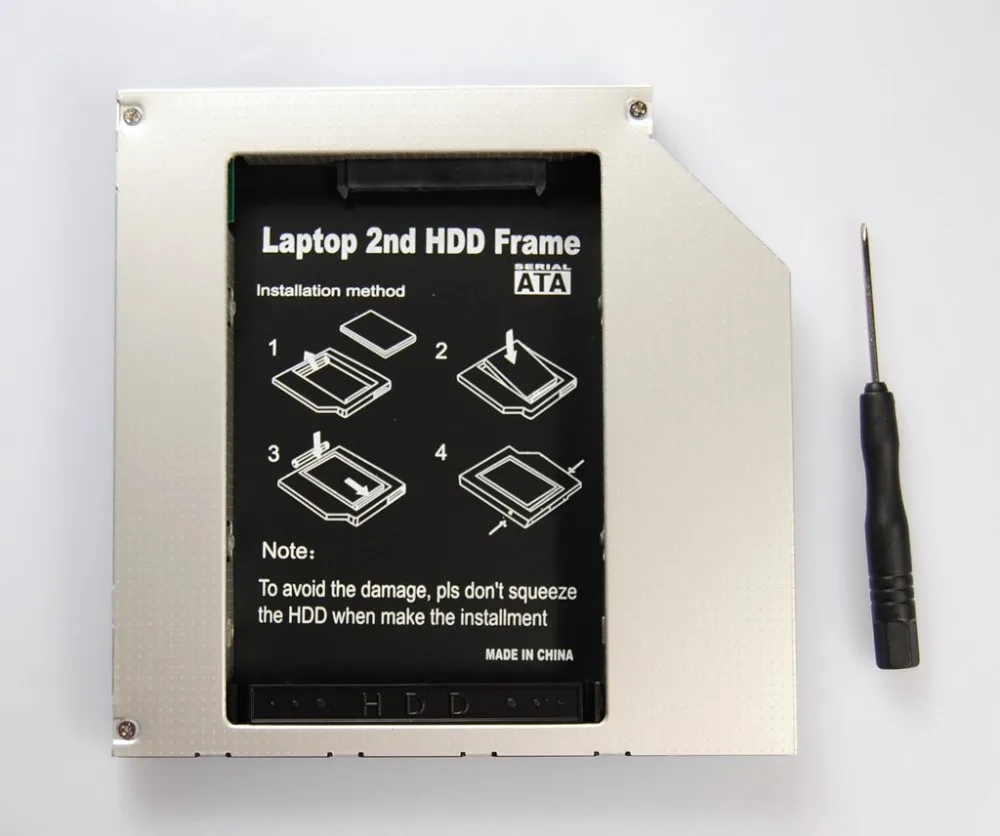 2nd HDD Caddy 12,7 мм IDE для SATA для 2,5 "SSD жесткий диск чехол Корпус для hp DELL ASUS ACER TOSHIBA SAMSUNG Зарядка для ноутбука