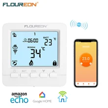 FLOUREON WiFi термостат контроллер температуры электрический подогрев пола программируемые термостаты работает с Alexa Google Home