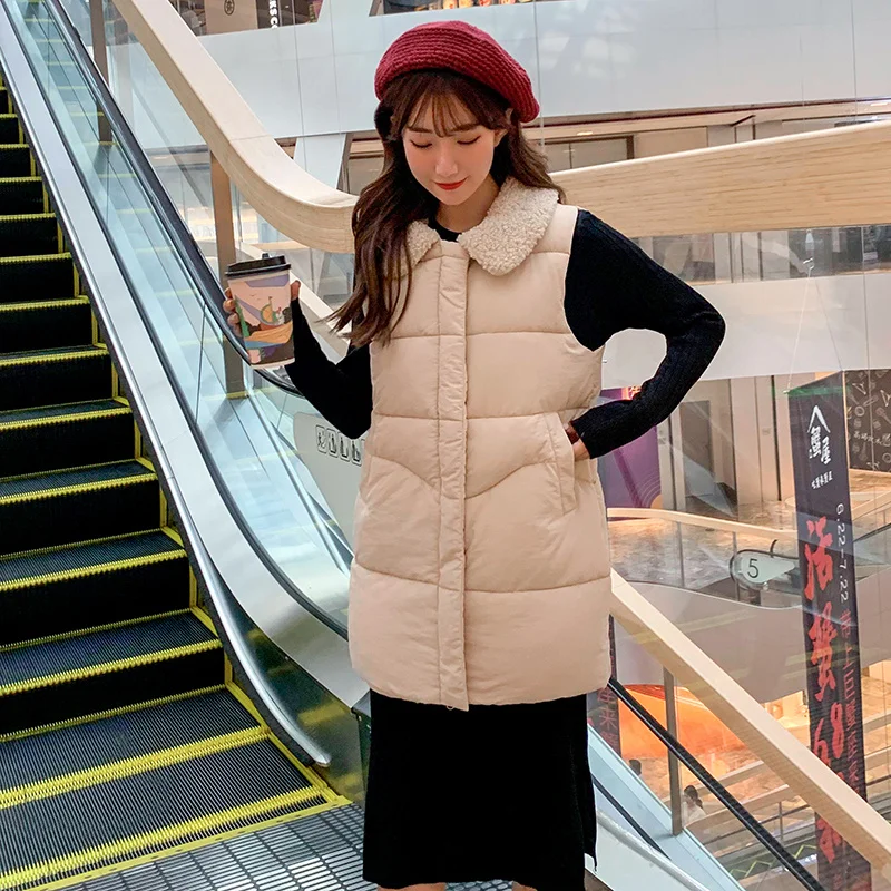 

2019 New Slim Women Fashion Coats Jacket Women Sleeveless Jacket Winter Vest Female Slim Vest Women's Windproof Warm Waistcoat