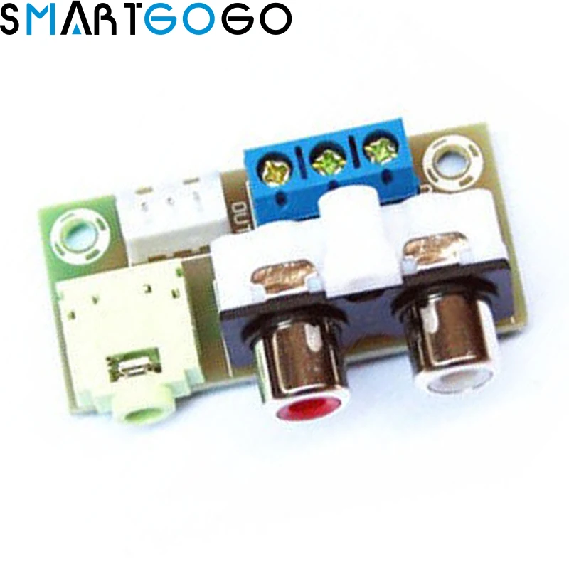 

DIY Kit Audio Switch Board RCA 3.5mm Audio Input Block For Amplifier Kit Electronic DIY Kit