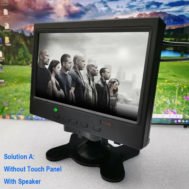 7" 7.0 Inch HDMI/VGA/AV 1024*600 IPS LCD Module Display Monitor Screen