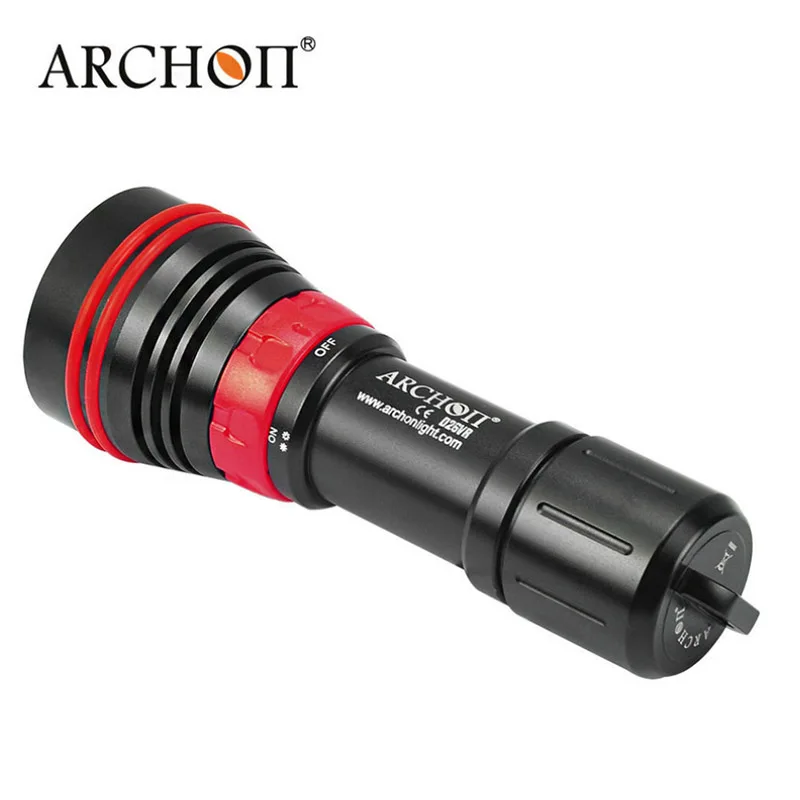 Карманный фонарик для дайвинга ARCHON D26VR W32R 2000 лм белый красный видео свет