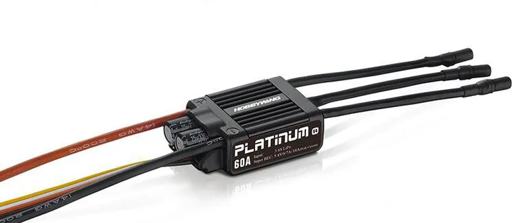 1 шт. HobbyWing Platinum PRO V4 60A ESC(3 S-6 S) для 450-480 класса Heli(Пропеллер: 325-360 мм