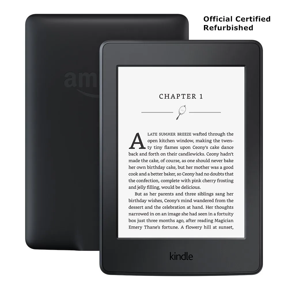 Официальный сертифицированный отремонтированный Kindle Paperwhite 3nd Поколение 4 Гб