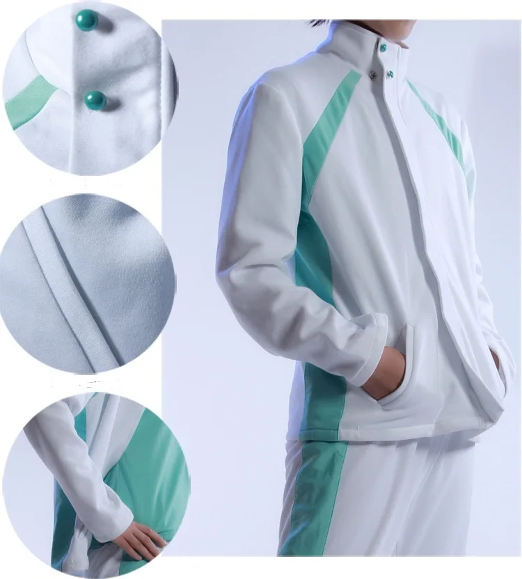 

Haikyuu!! Karasuno High School Uniform Jersey Oikawa Tooru Cosplay Costume Sportswear Coat+Pants Set Free Shipping