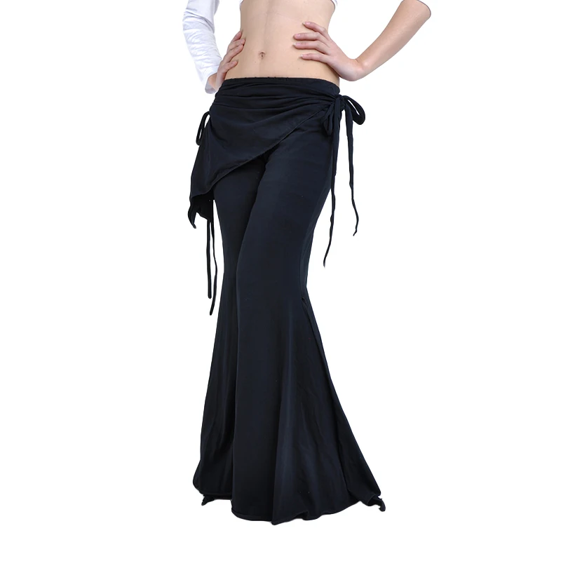 2016 Этническая живота Одежда для танцев женские Высокая Талия расклешенные брюки штаны для занятий йогой плюс Размеры Для женщин s танец