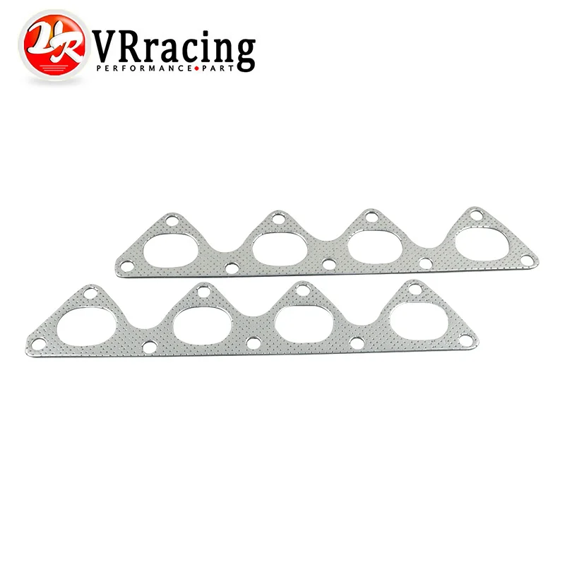 

VR RACING - GRAPHITE/ALUMINUM B-SERIES FOR HONDA B16A2 B16B B18C HEADER/MANIFOLD EXHAUST GASKET VR4957