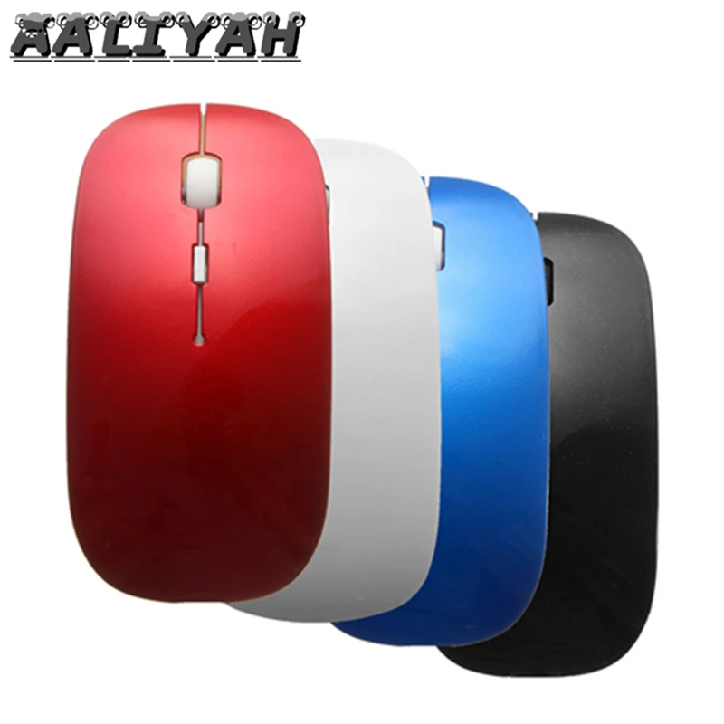 Мышь Беспроводной 2 4 ГГц компьютер Bluetooth Silent патруля PC Перезаряжаемые