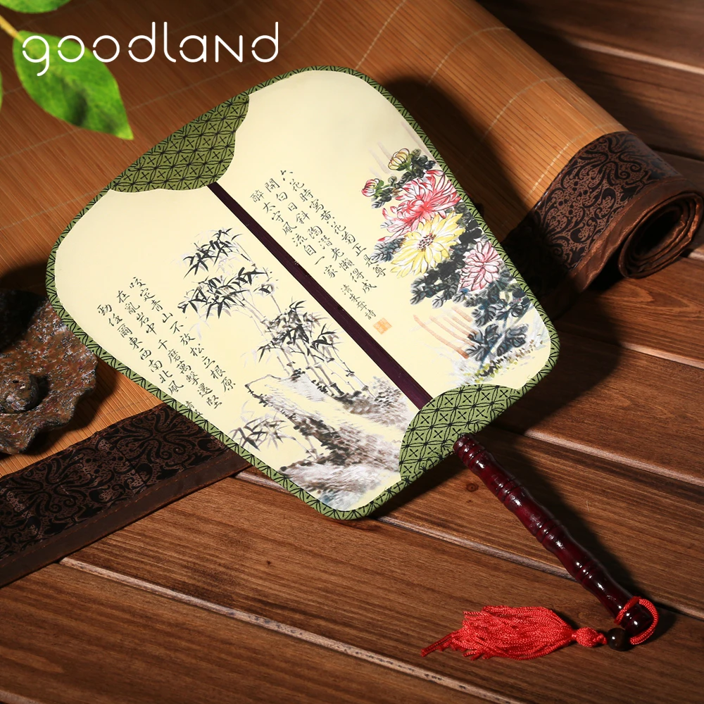 Free Shipping 100pcs Chinese Ancient Beauty Palace Hand Fan Home Decoration Accessories Random Color | Дом и сад