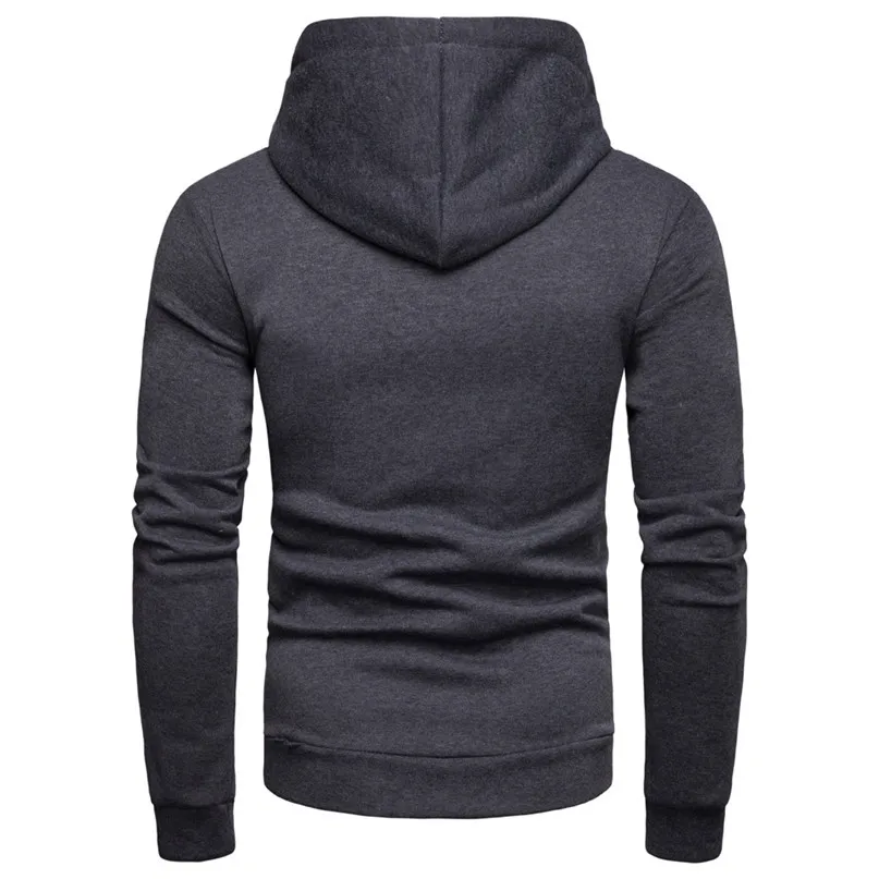Skateboarding Hoodies Men Fall Winter New Fashion Color Collision Zipper Sweater Hooded Coat Sports top #2n27 (8)