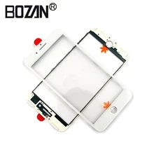 10 шт. AAA+ качественное Переднее стекло+ рамка+ ОСА пленка для iPhone 8 7 6 6s plus 6 P 6s P 5 5S внешнее стекло с рамкой ЖК-ремонта BOZAN