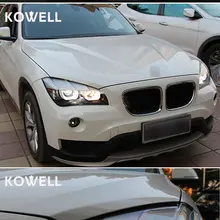 KOWELL автомобильный Стайлинг для BMW E84 фары X1 2011- светодиодный фонарь 120 125 Ангел глаз фары би ксенон передние аксессуары